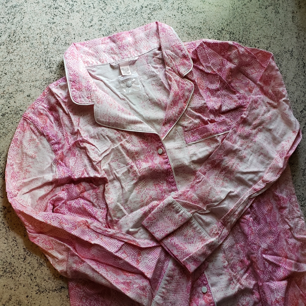 VS Snakeskin Flannel Sleepshirt